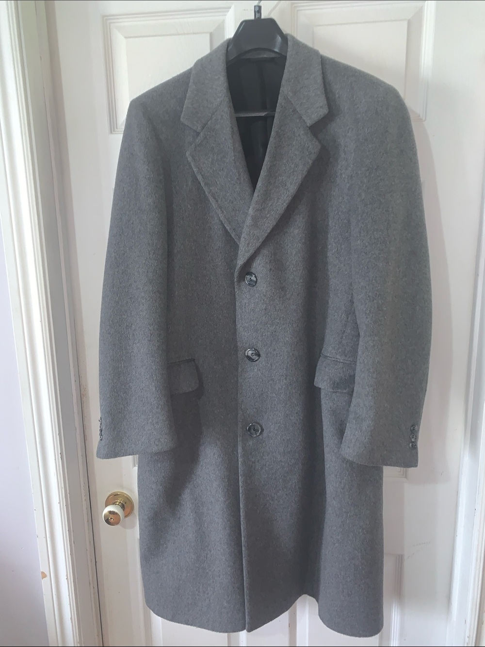 McGregor Gray Cashmere/Wool Overcoat Classic Style